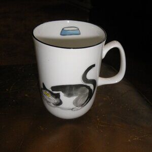 Rose of England Bone China Cats Coffee / Tea Mug